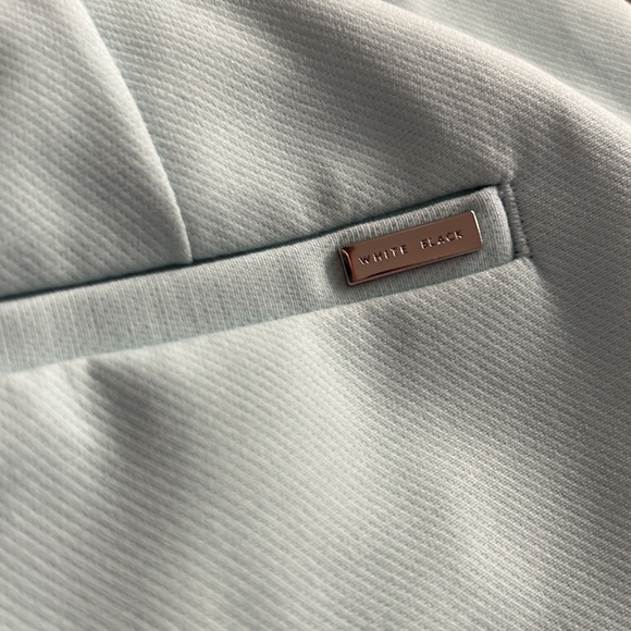 Light mint blue green WHBM slacks sz 10L 10 long - Picture 5 of 9